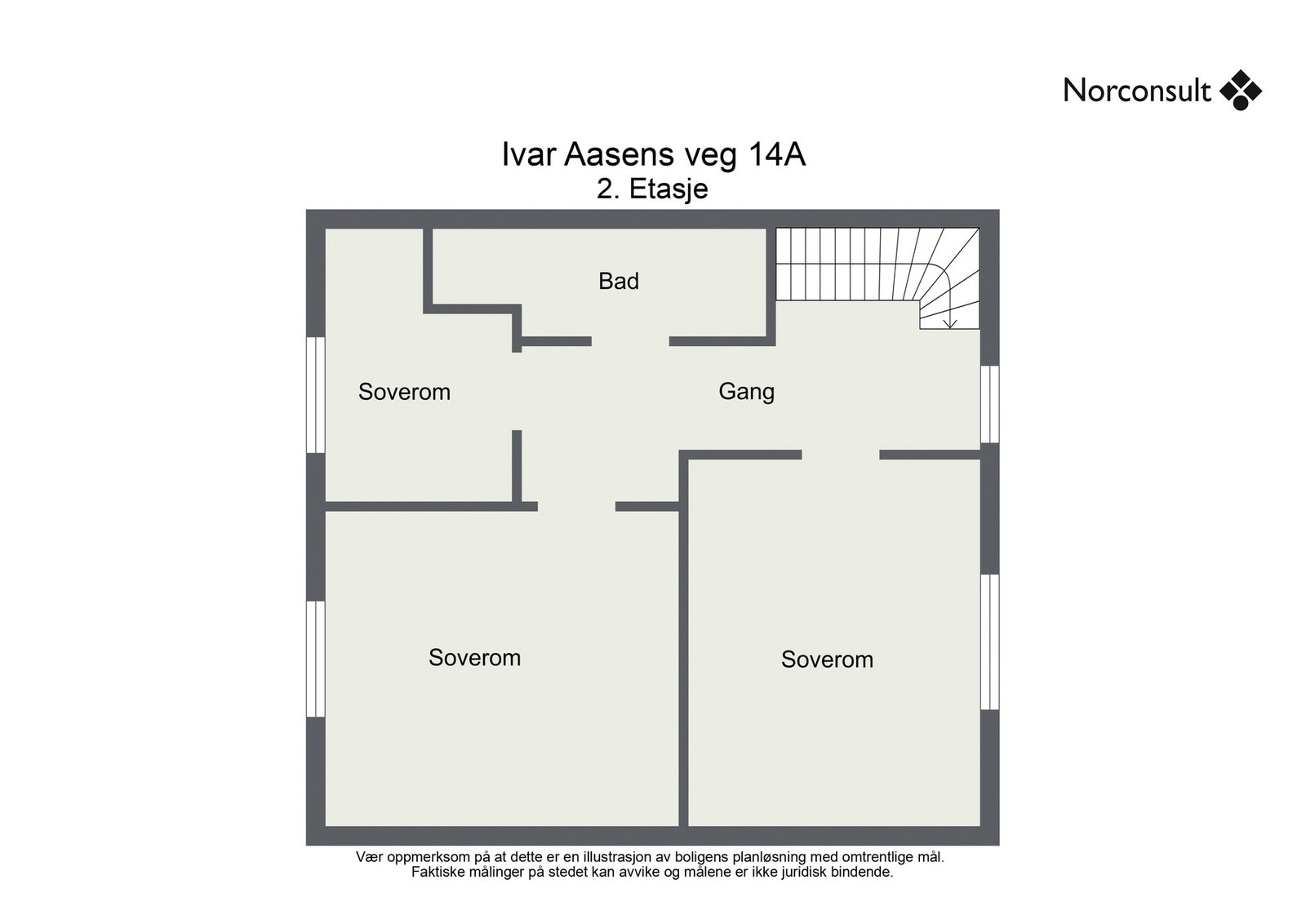 Planskisse - 2.etasje Galleribilde
