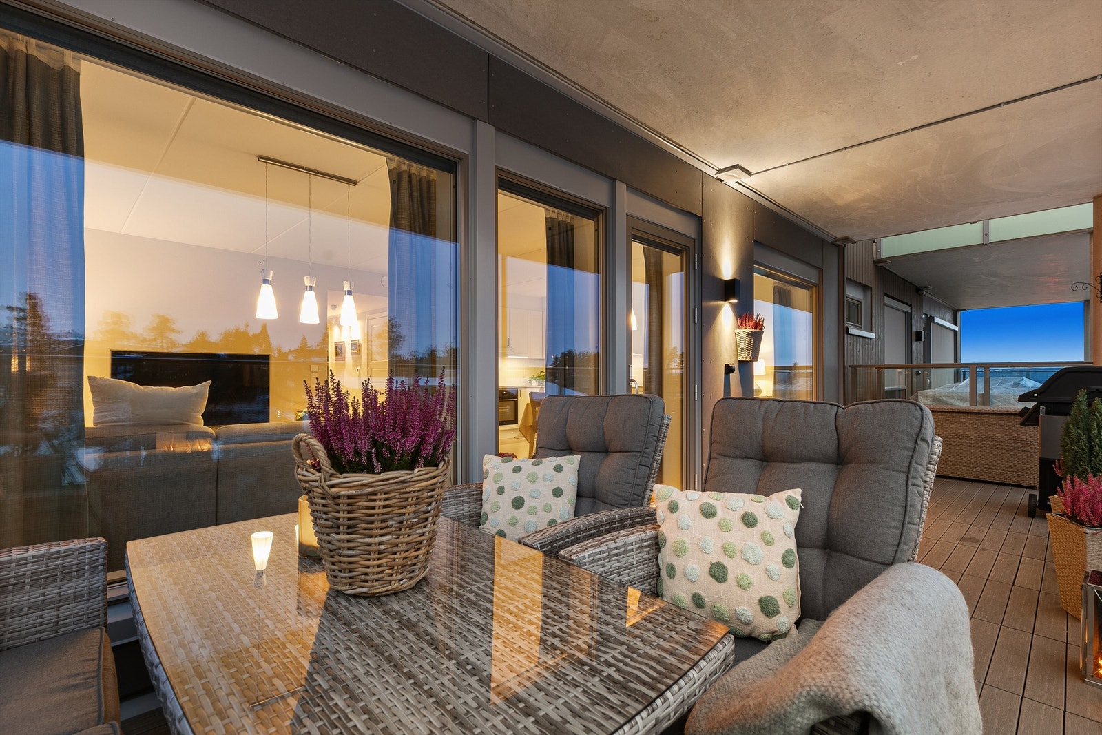 Perfekt sted å nyte varme sommerkvelder. Galleribilde