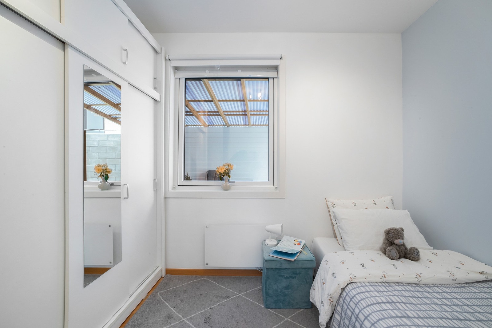 Soverom i denne etasjen, det er totalt 3 soverom i boligen. To er nede. Galleribilde