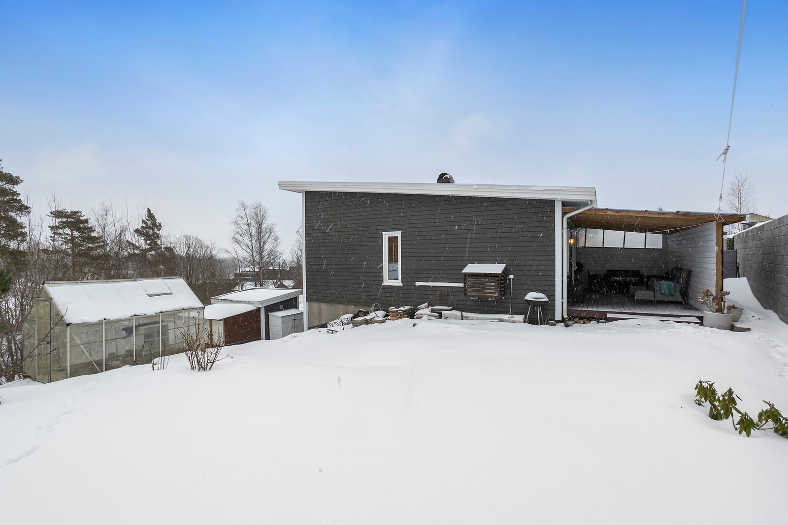 Hagen tilhører kun denne boligen Galleribilde