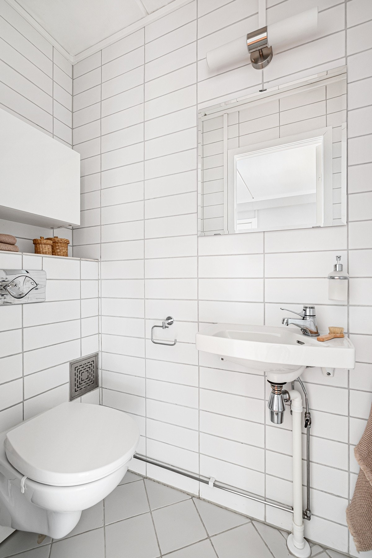 På motsatt side av badet, er det adkomst til wc/gjestetoalett som er vurdert til TG1. Galleribilde