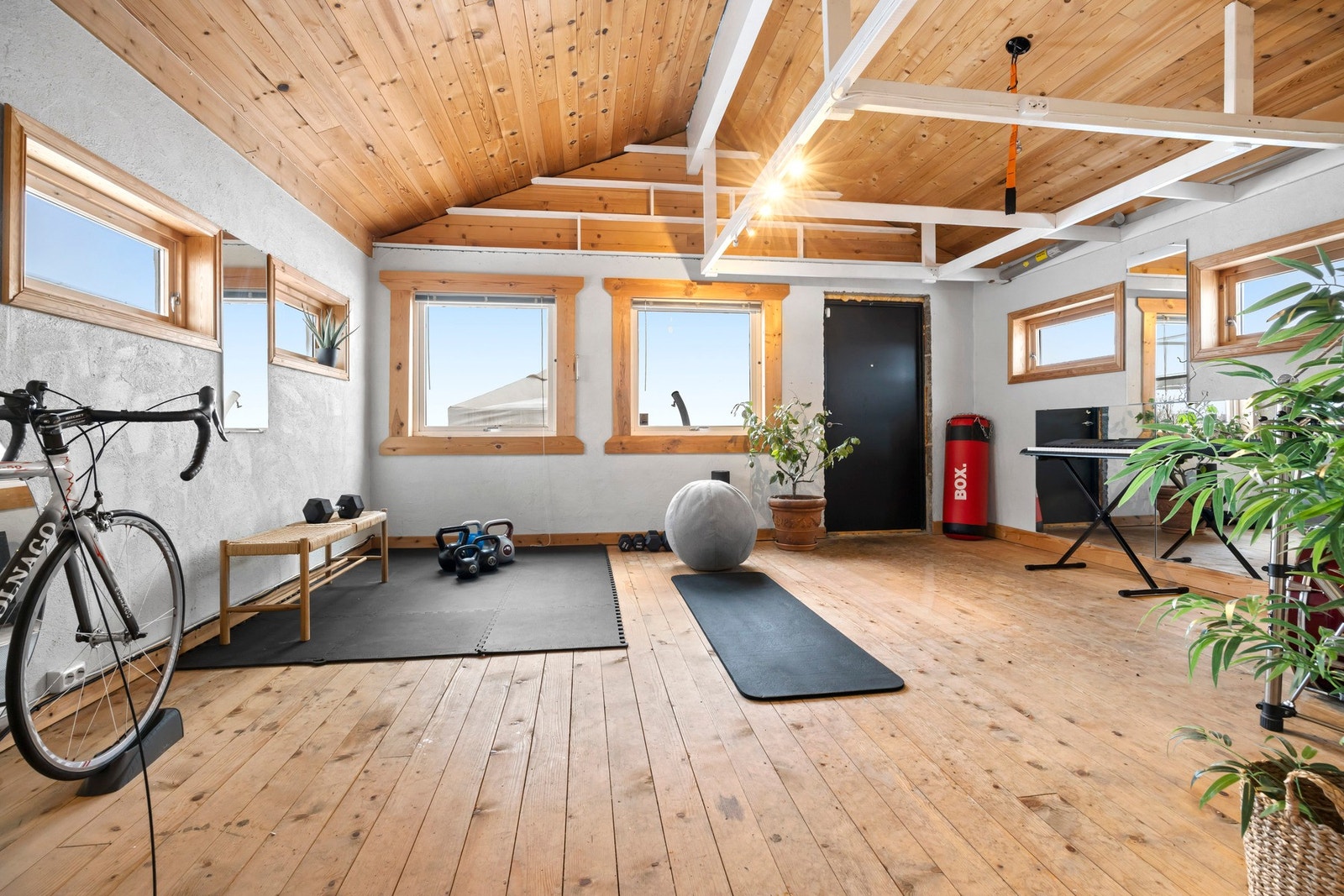 Treningsrom/hobbyrom i garasjen Galleribilde