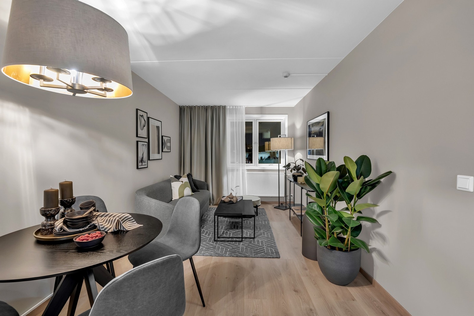 Noe som har gitt leiligheten et flott og moderne inntrykk Galleribilde