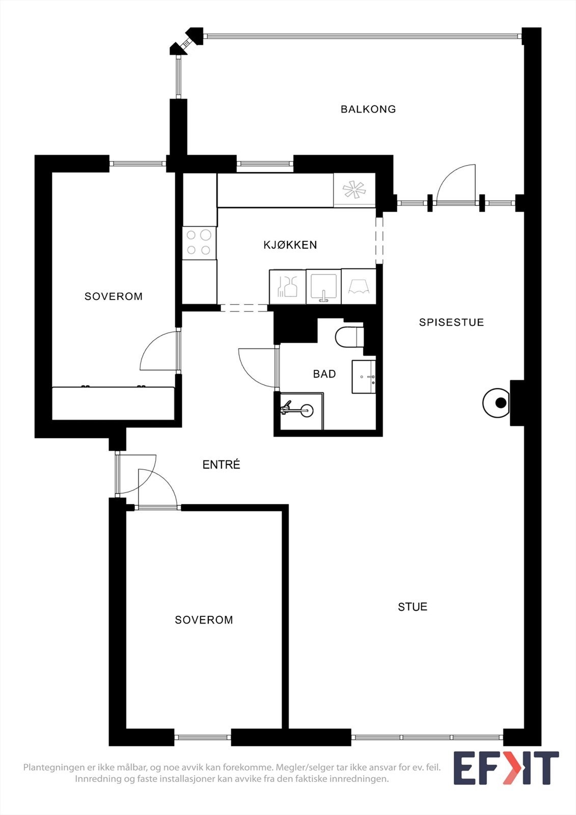 Plantegning Galleribilde