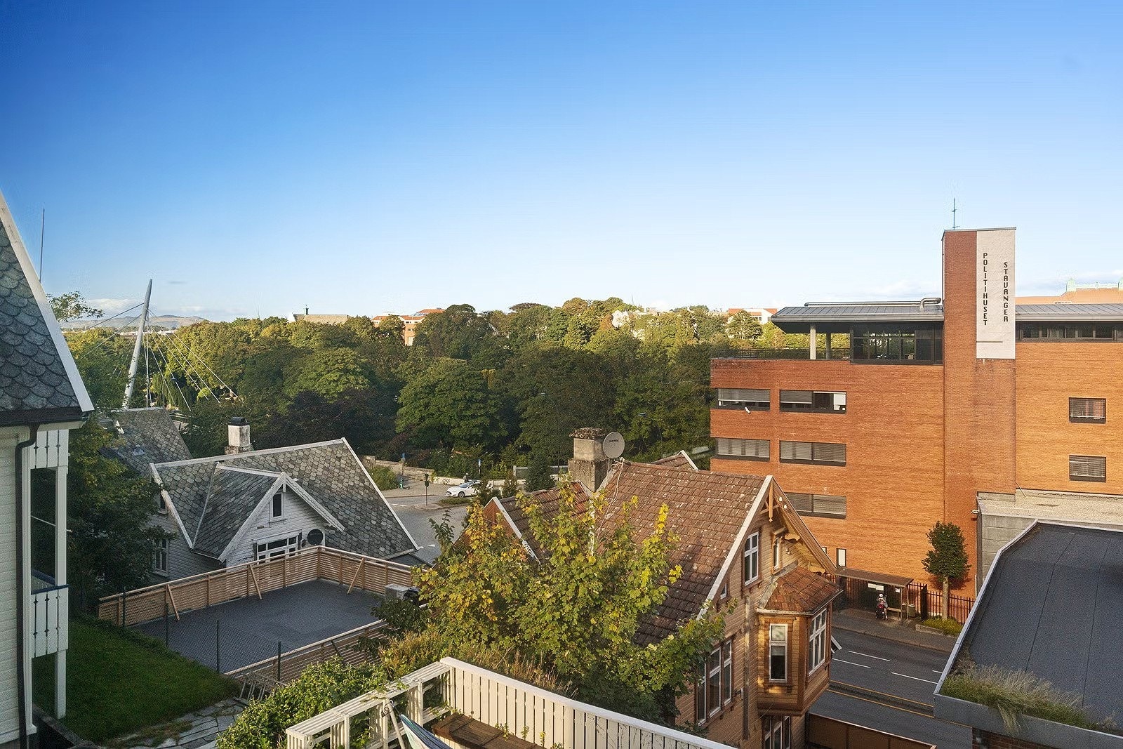 Utsikt fra stuevinduet Galleribilde