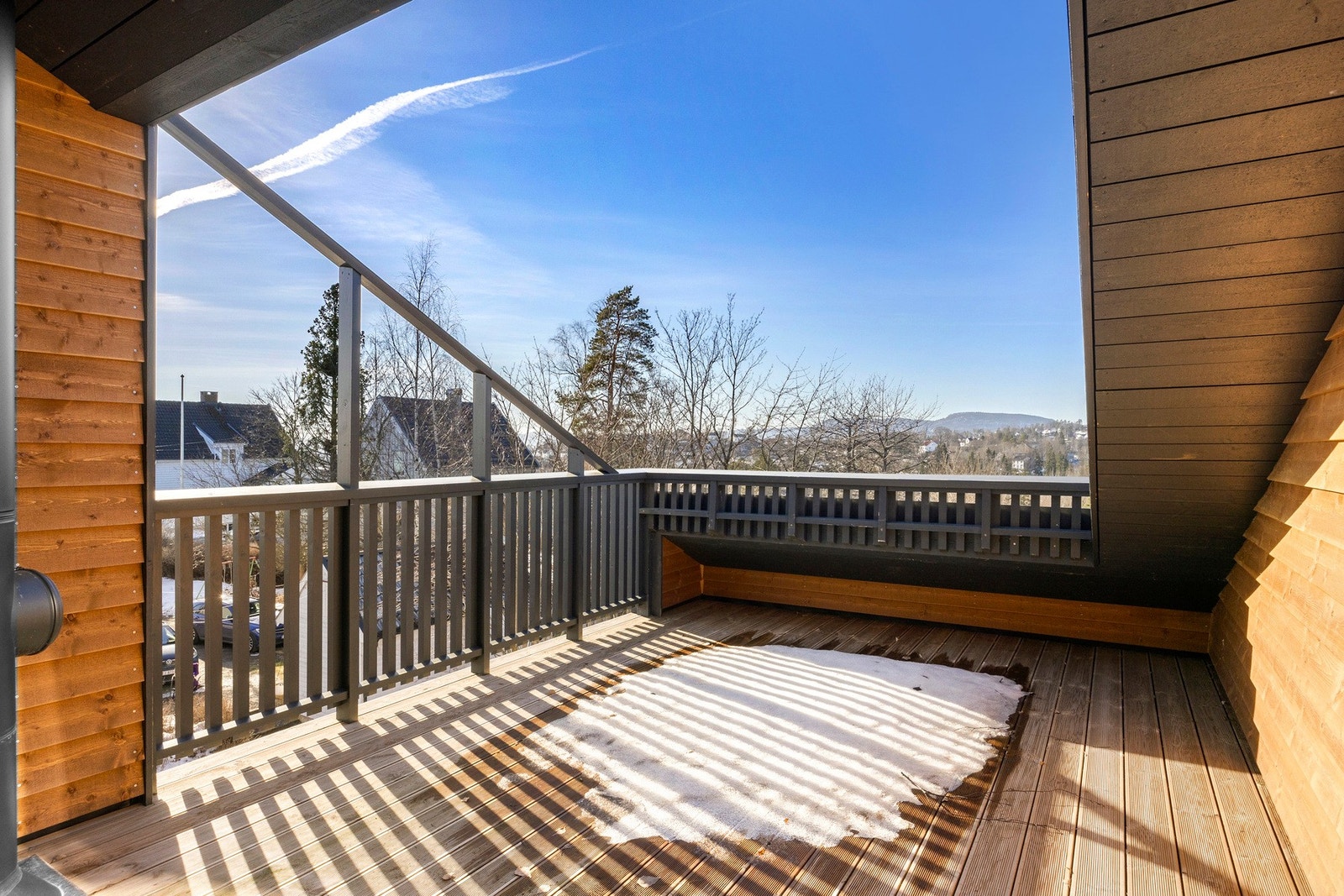 Stor takterrasse Galleribilde