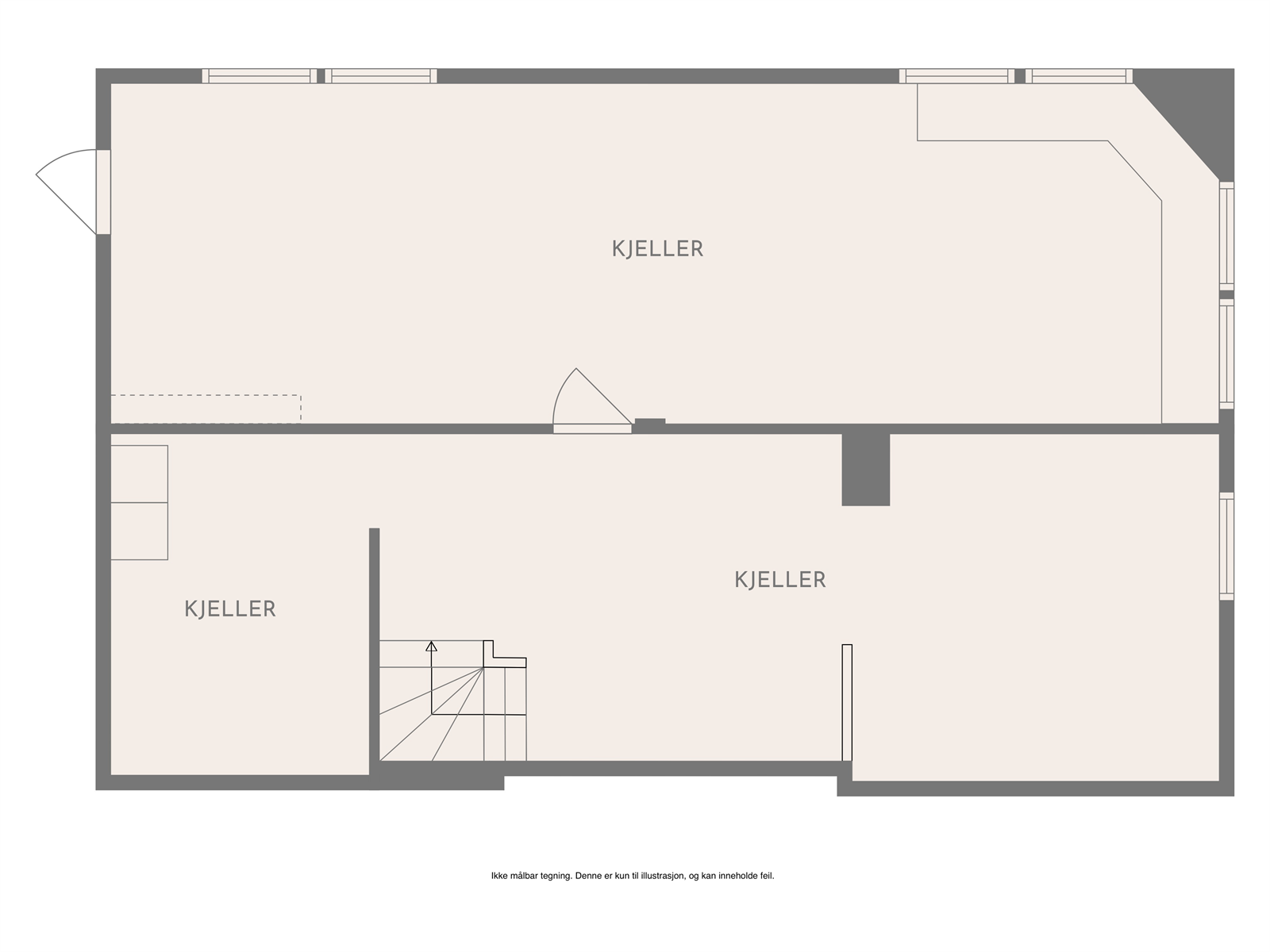 Plantegning kjeller... Galleribilde