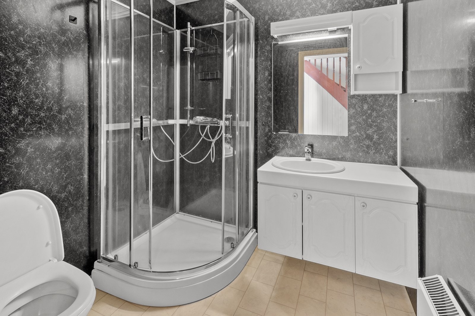 Bad/ wc med dusjkabinett. Galleribilde