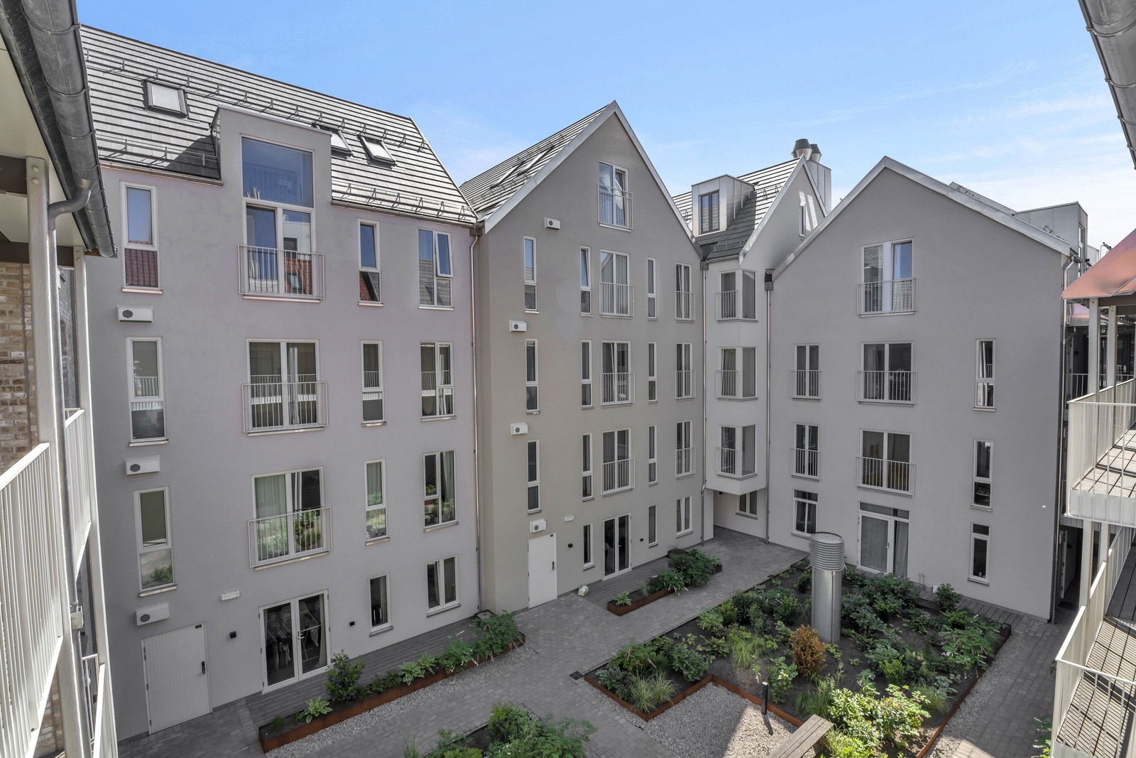 Innvendig gårdsrom Galleribilde