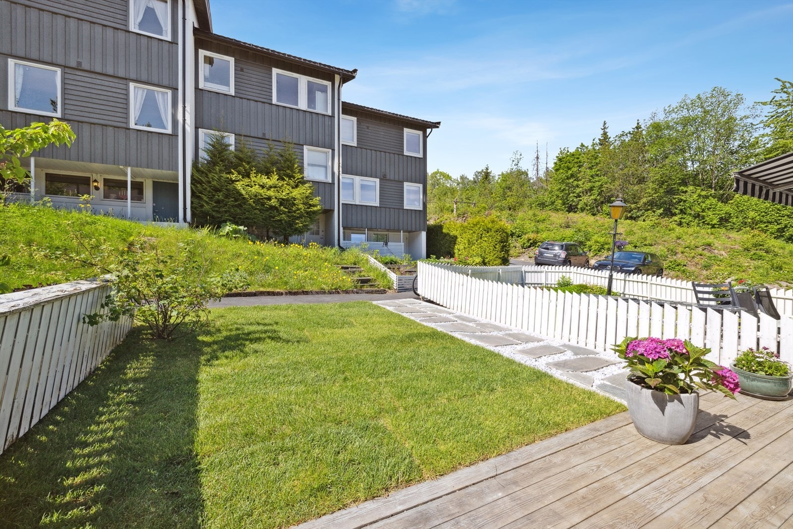 Hagen er pent opparbeidet. Galleribilde