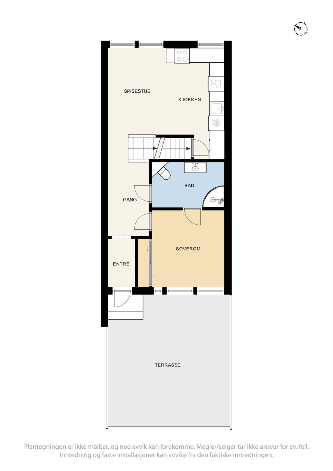 Plantegning 1.etasje Galleribilde