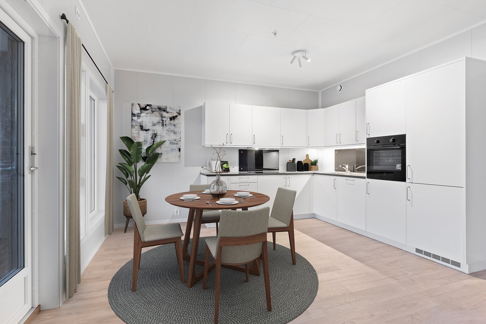 Se med møblering (digital styling) Galleribilde