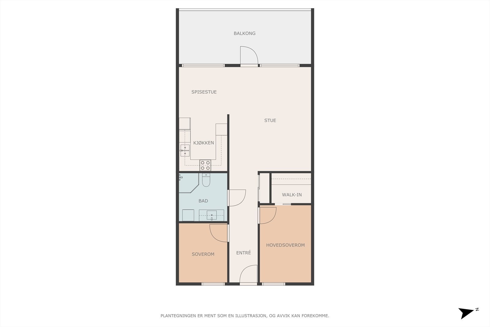 2. etasje - plantegning Galleribilde
