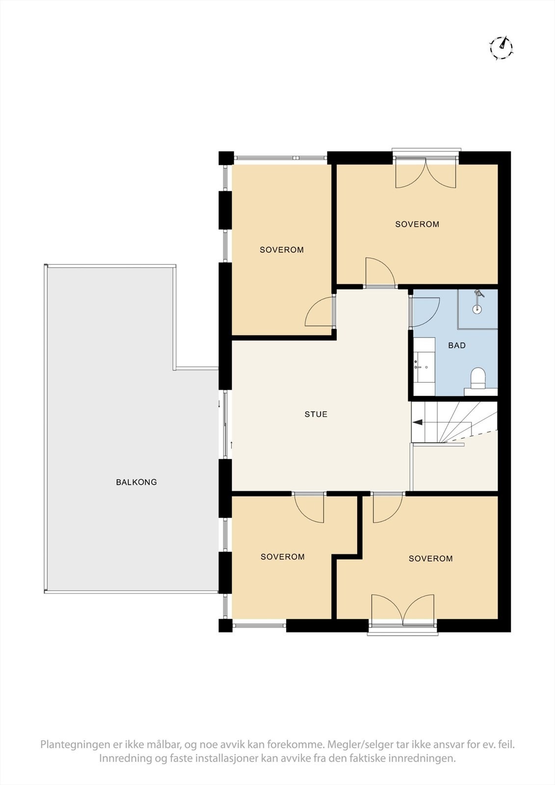 Plantegning 2. etg. Galleribilde