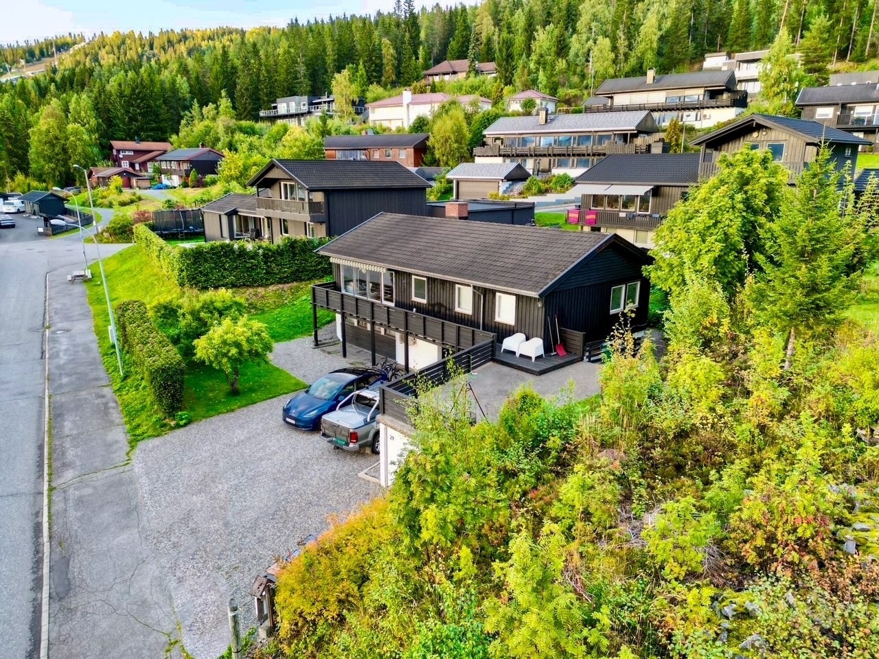 Eiendommen er like flott året rundt Galleribilde