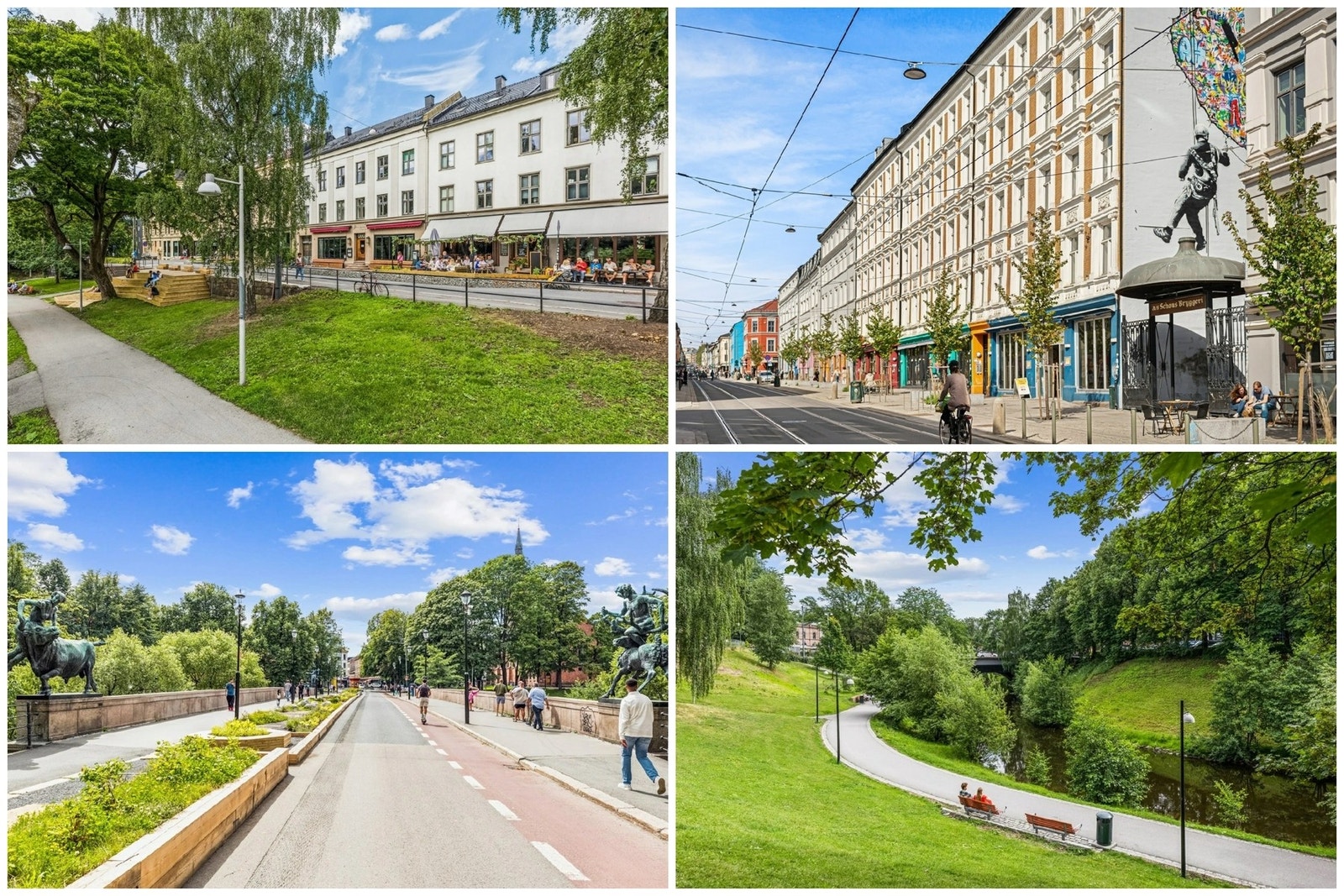 Her er mulighetene mange: trening, kaffe i sola, avslapning og sosialt liv. Galleribilde