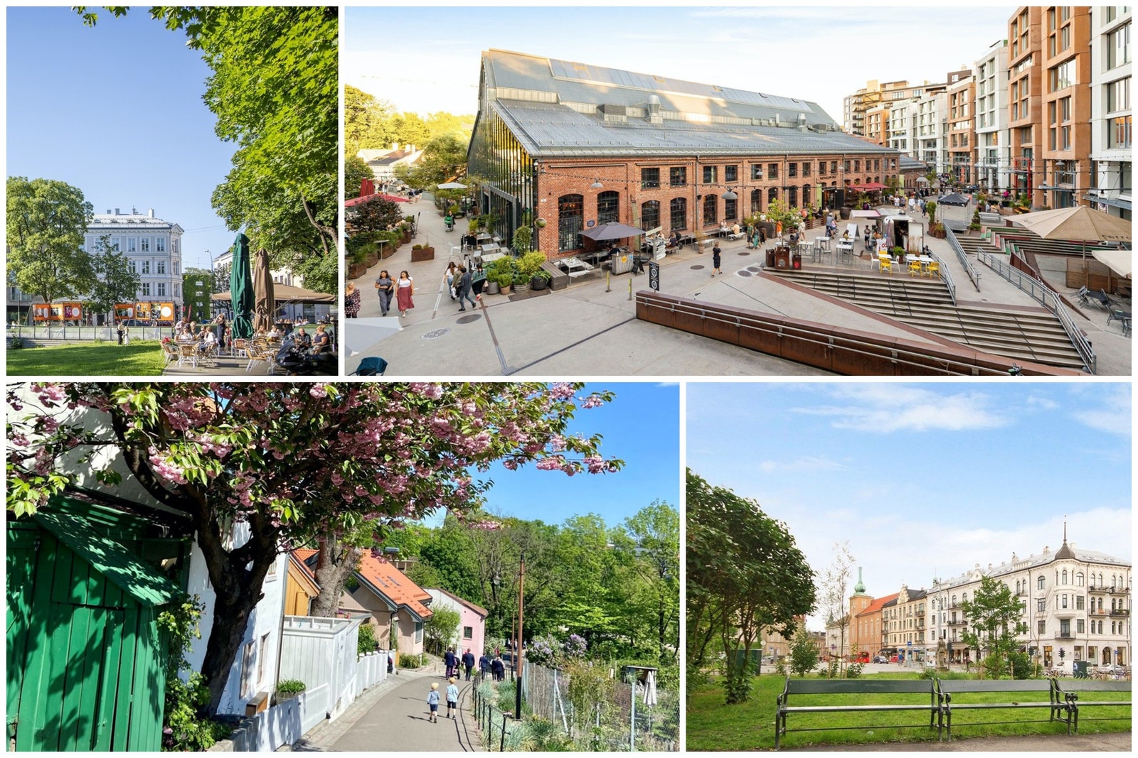 Nærområdet byr på en unik kombinasjon av rikt restaurant- og kulturliv i tillegg til tilbaketrukne grøntområder. Galleribilde