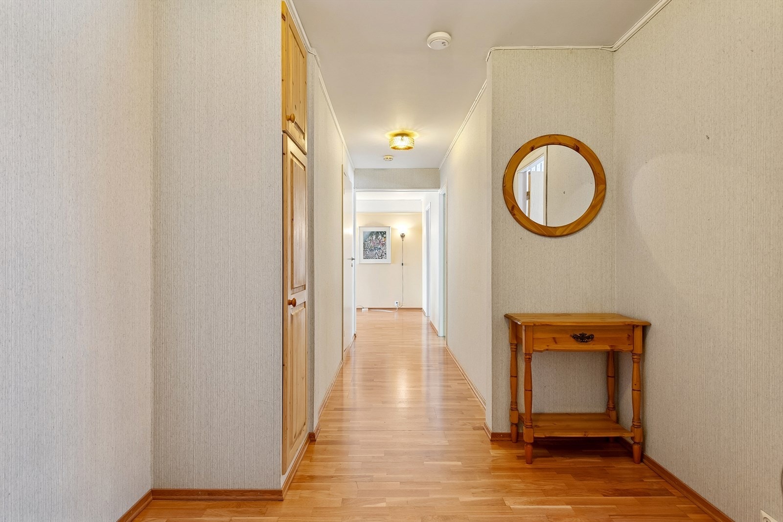 Gangen binder sammen rommene på en effektiv måte. Galleribilde