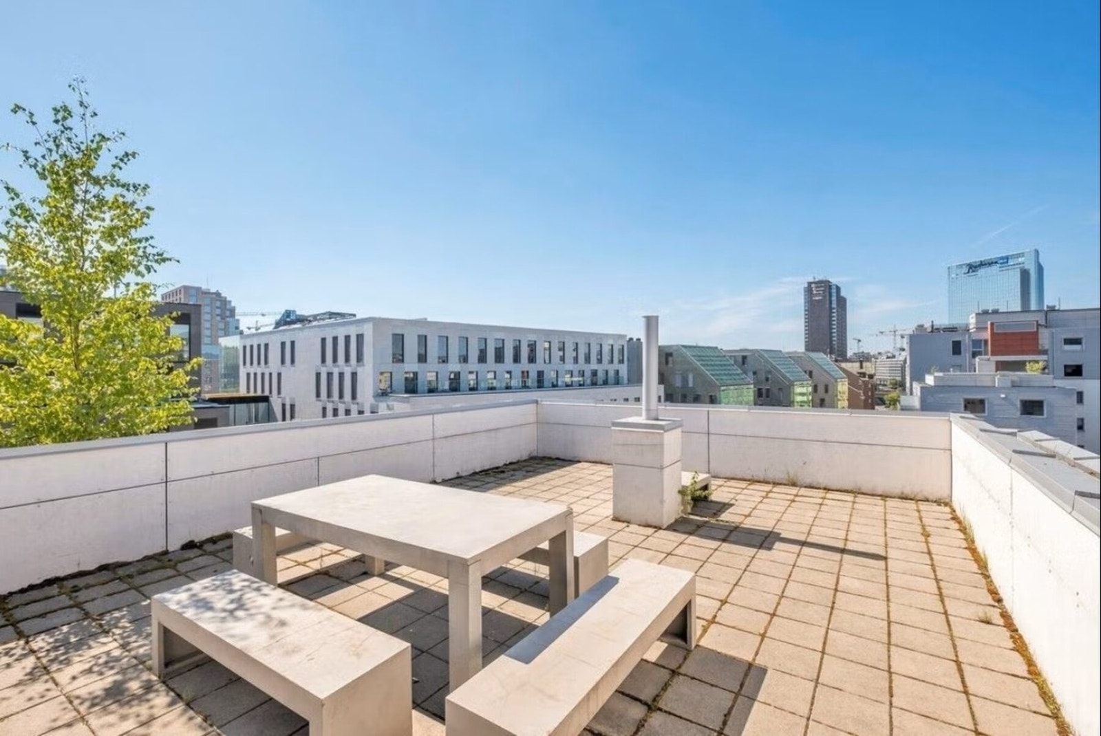 Felles takterrasse i bygget Galleribilde