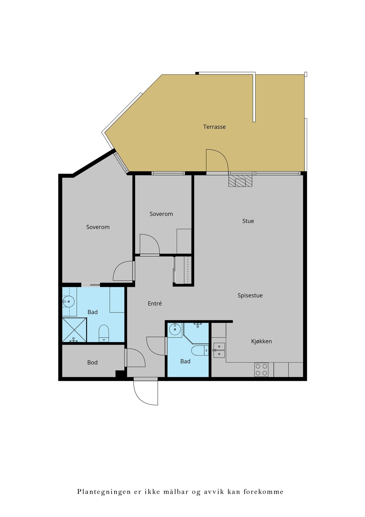 Veiledende plantegning. Galleribilde