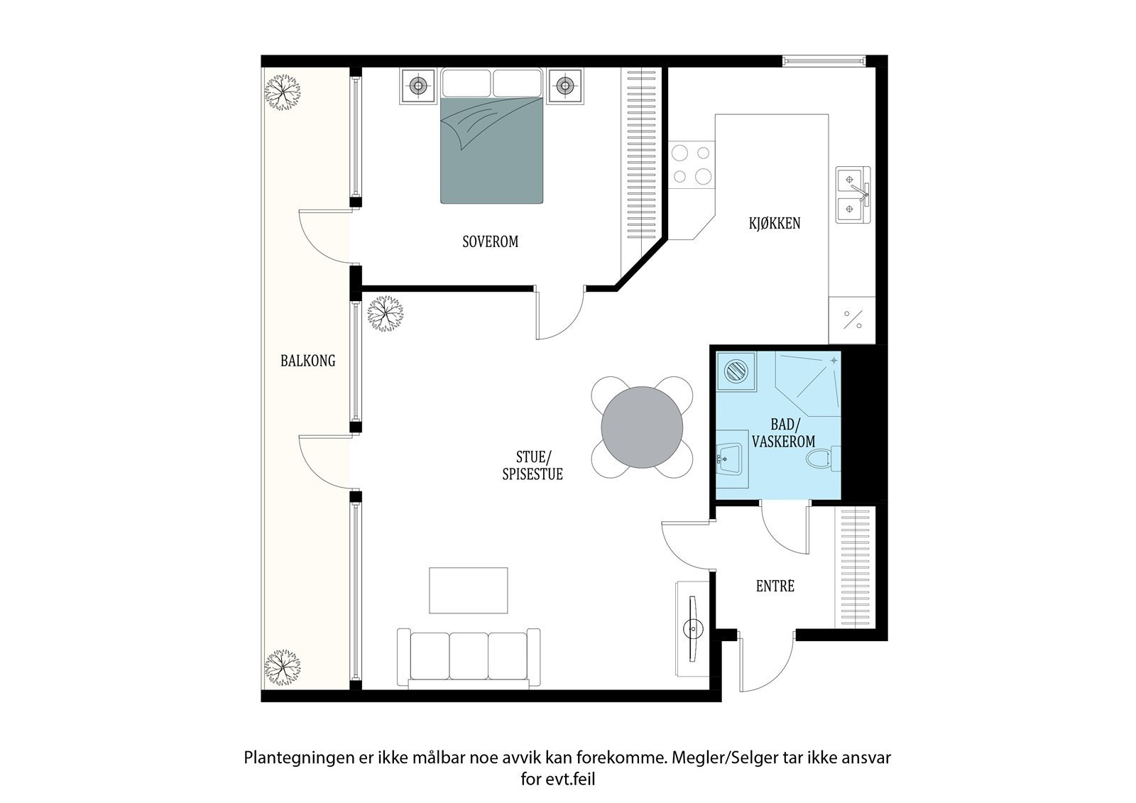 Plantegning - Ikke målbar Galleribilde