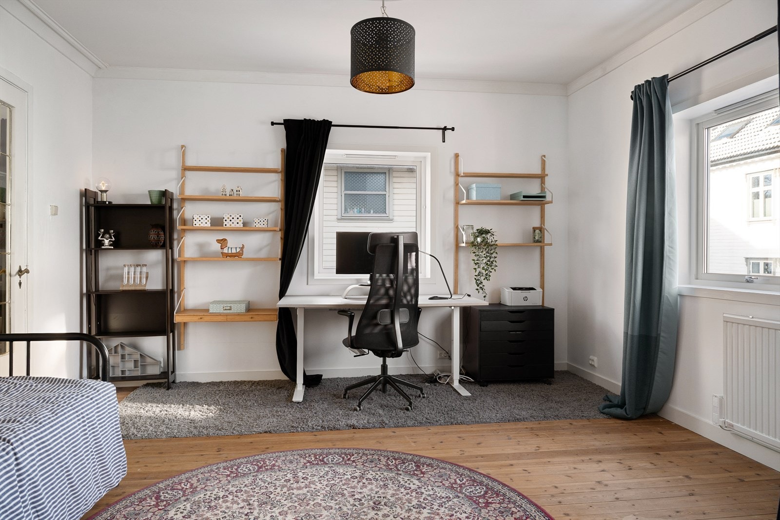 Den doble stuen gir mange bruksmuligheter Galleribilde