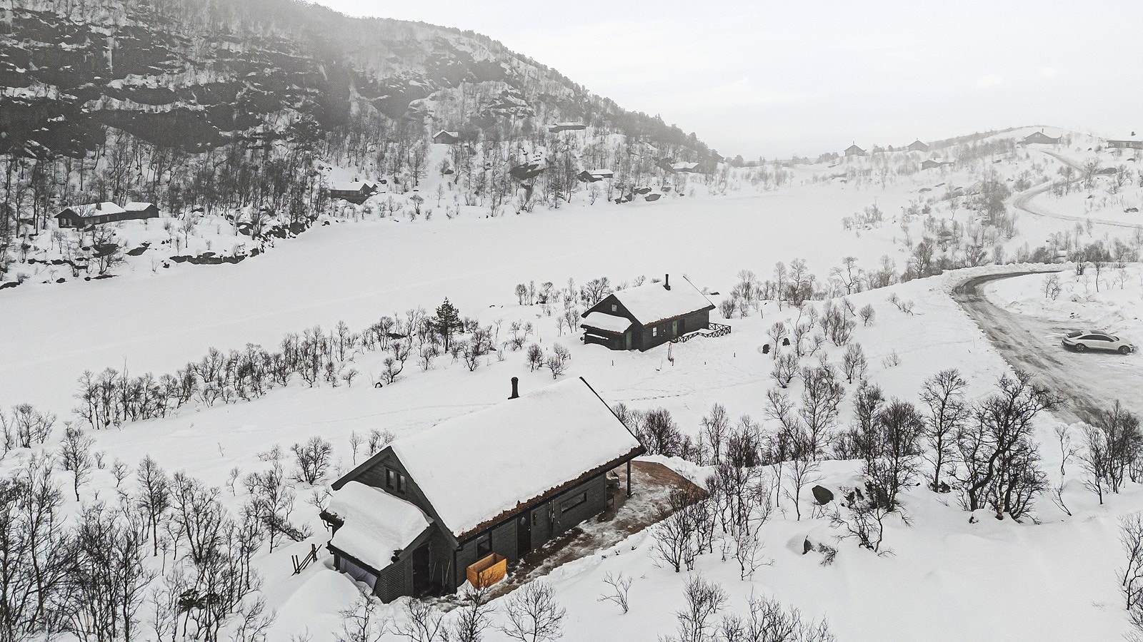 Det er kjørevei helt frem sommer og vinter Galleribilde