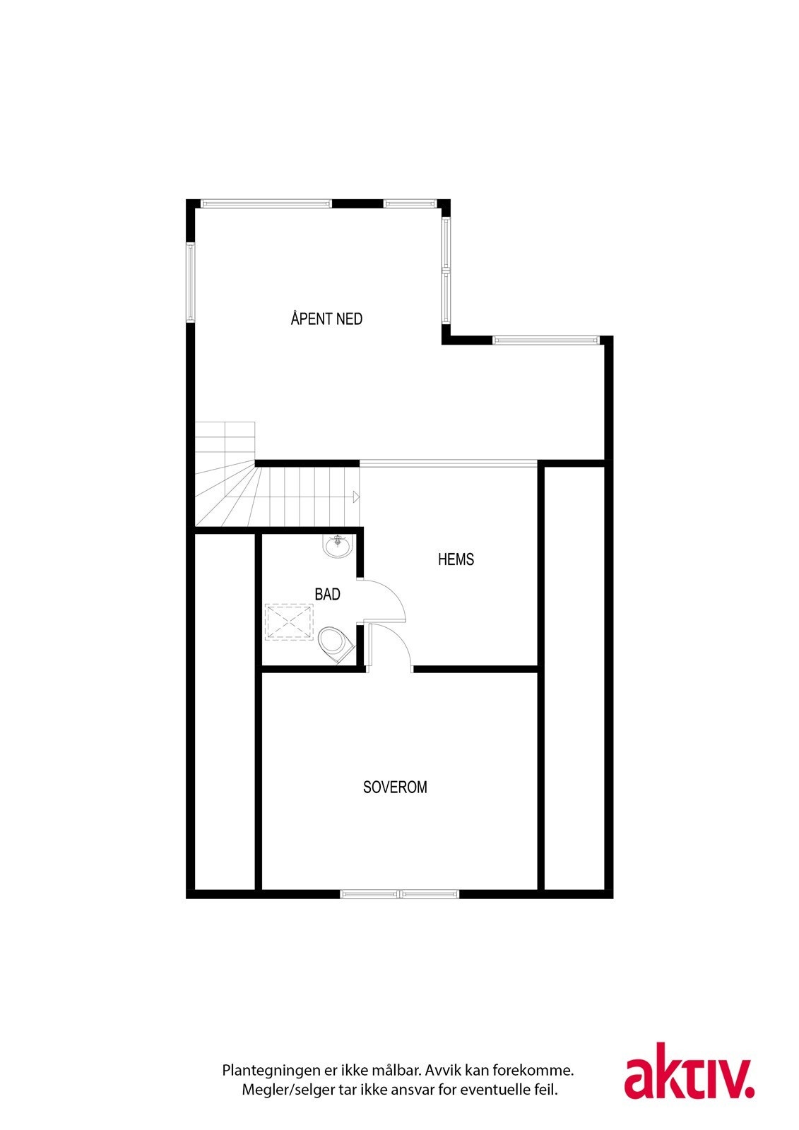 Plantegning 2.etasje Galleribilde