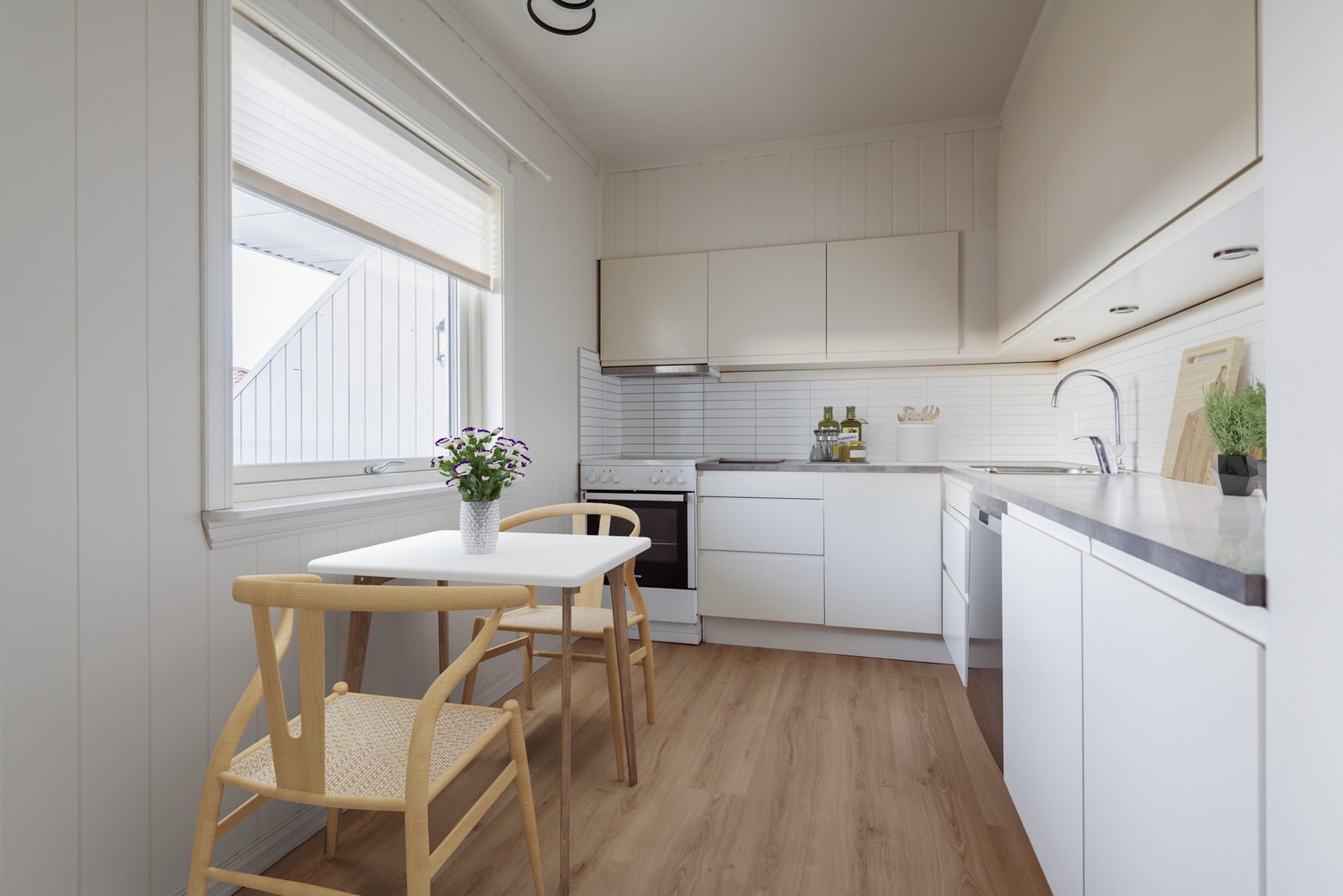 Her har man også plass til frokostbord (digital stylet) Galleribilde