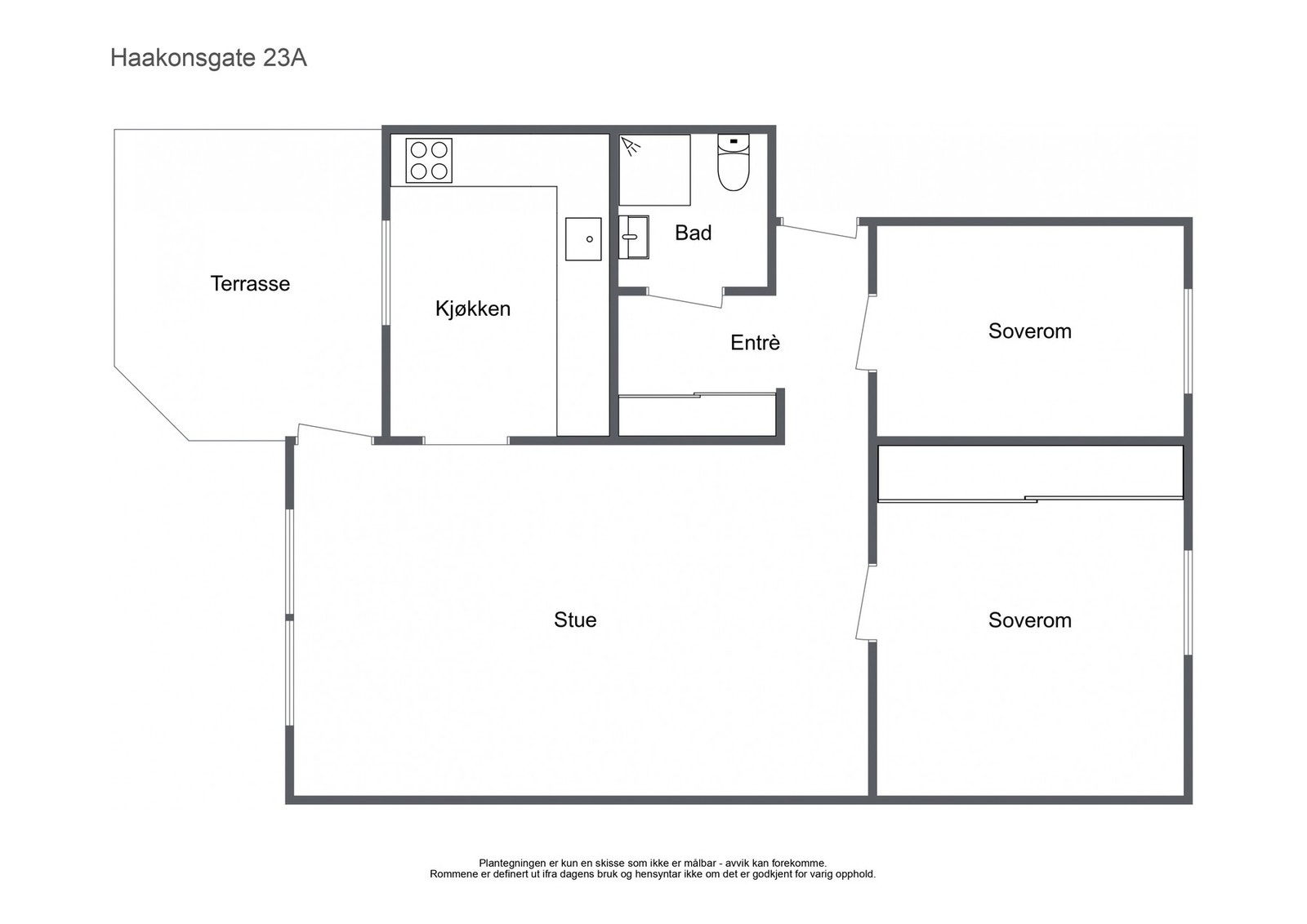 Plantegning Galleribilde