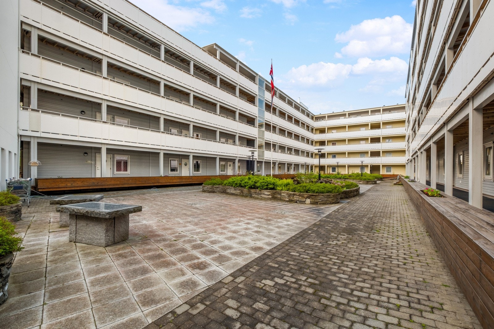 Pent opparbeidet fellesområde som skaper en god atmosfære. Galleribilde