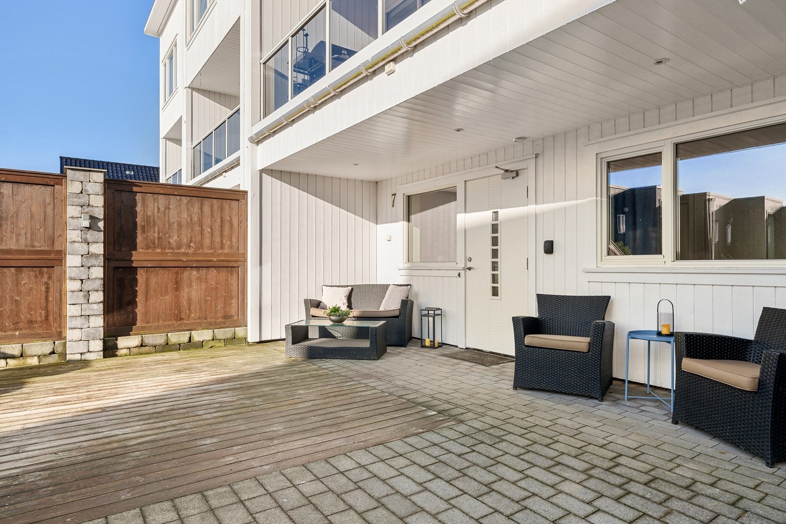 Uteområdene er lettstelte. Galleribilde