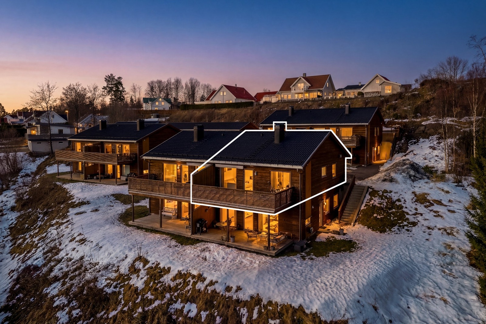 Fin intern beliggenhet med fritt utsyn Galleribilde