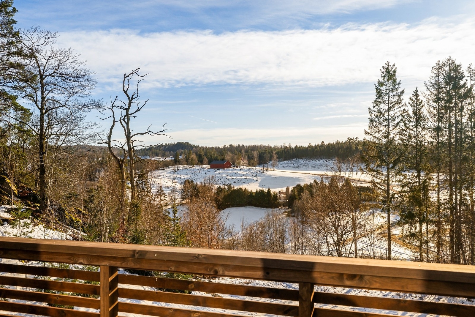 Koselig fritt utsyn over grøntområder Galleribilde