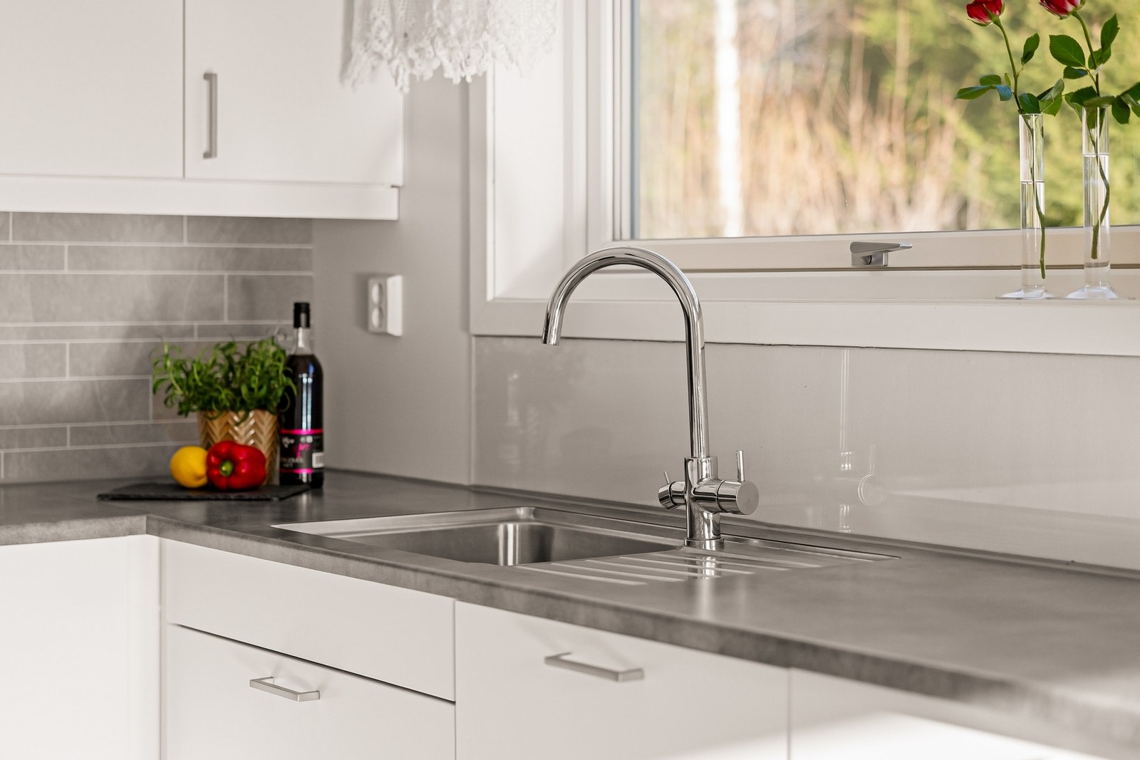 Det er installert vannstoppersystem og komfyrvakt Galleribilde