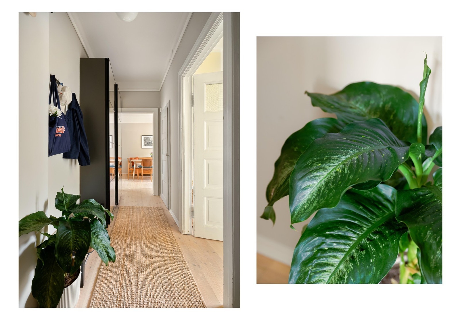 I gangen er det godt med plass til yttertøy og sko. Galleribilde