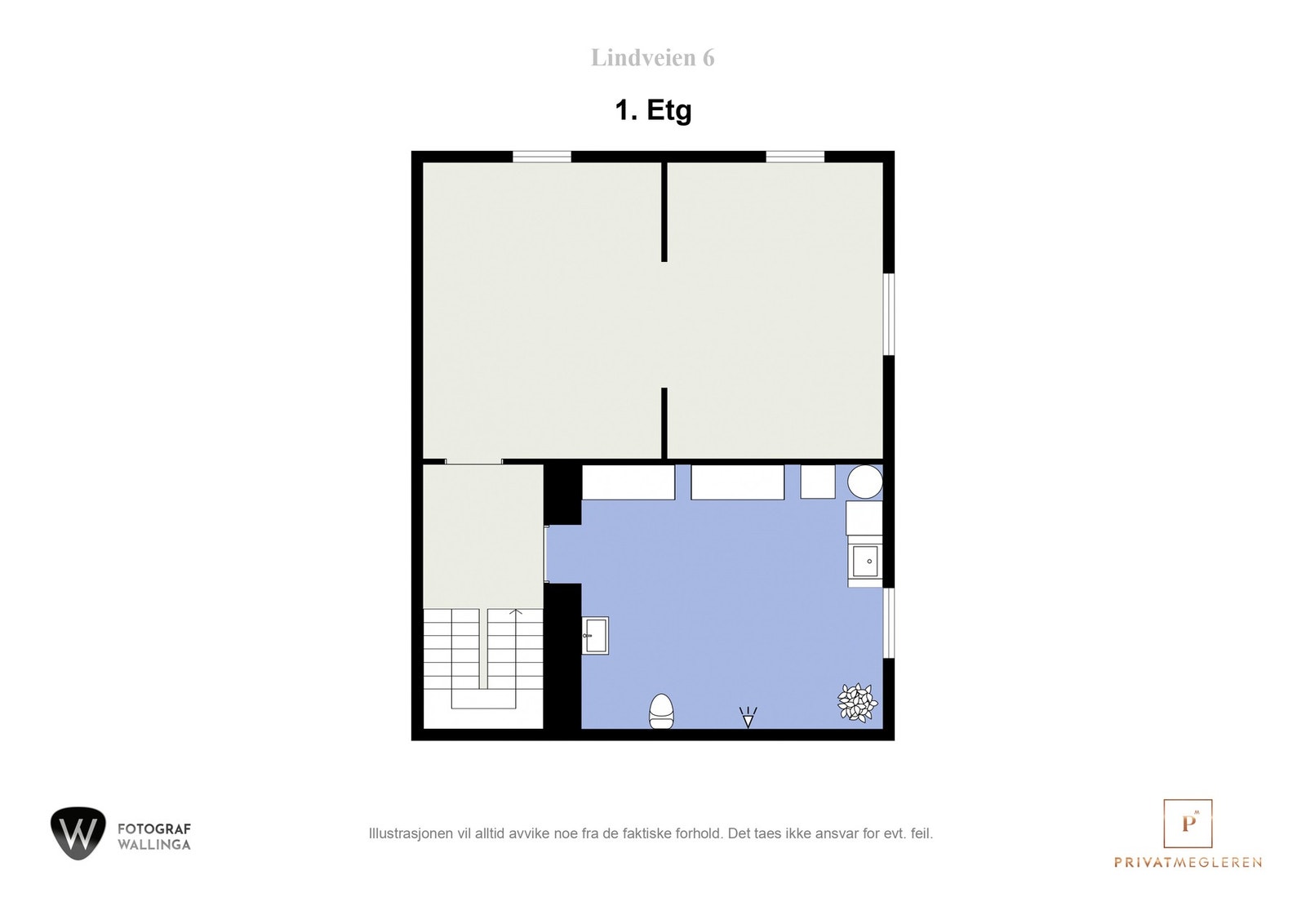 Planløsning kjeller. Galleribilde