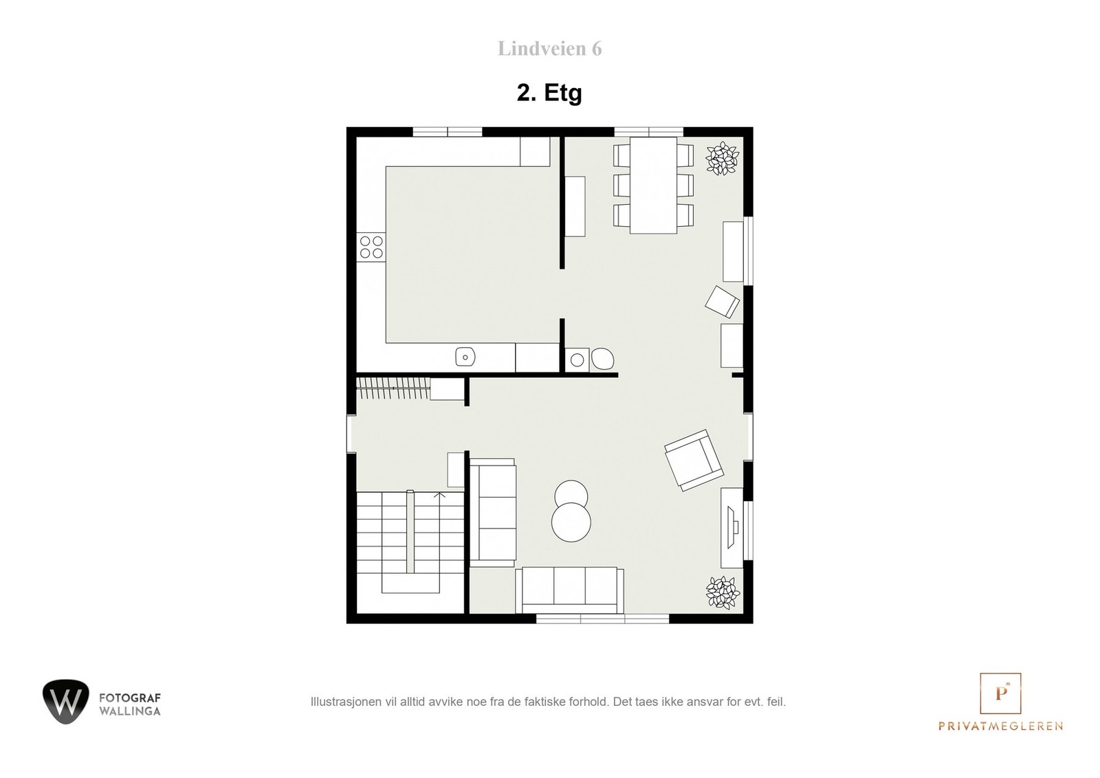 Planløsning 1. etasje. Galleribilde