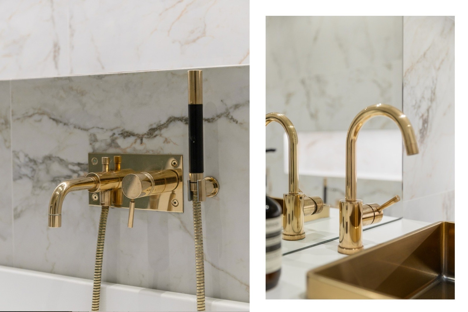 Mellomgang er fjernet og det er satt opp vegger for etablering av to fullverdige baderom. Galleribilde