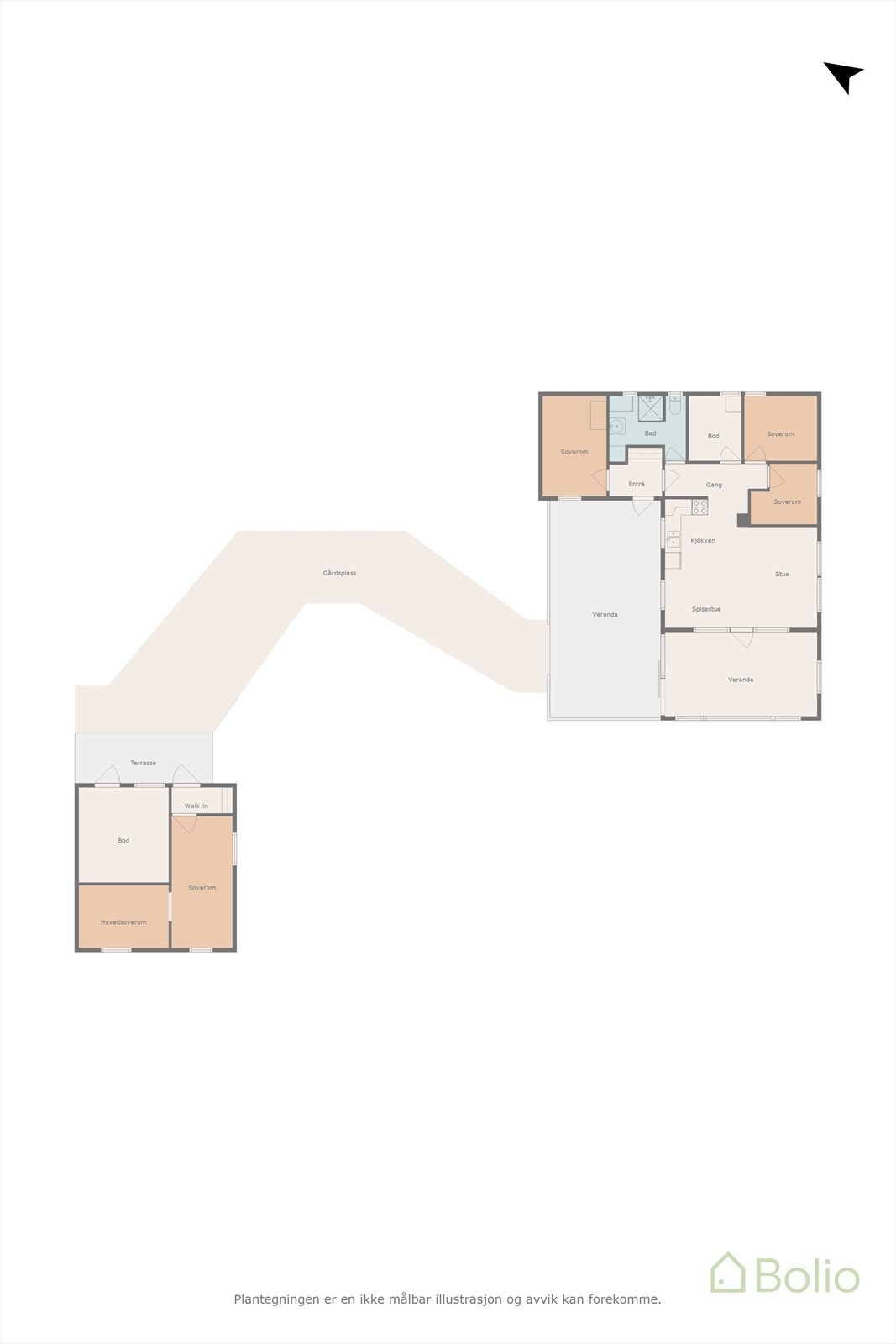 Plantegning Galleribilde