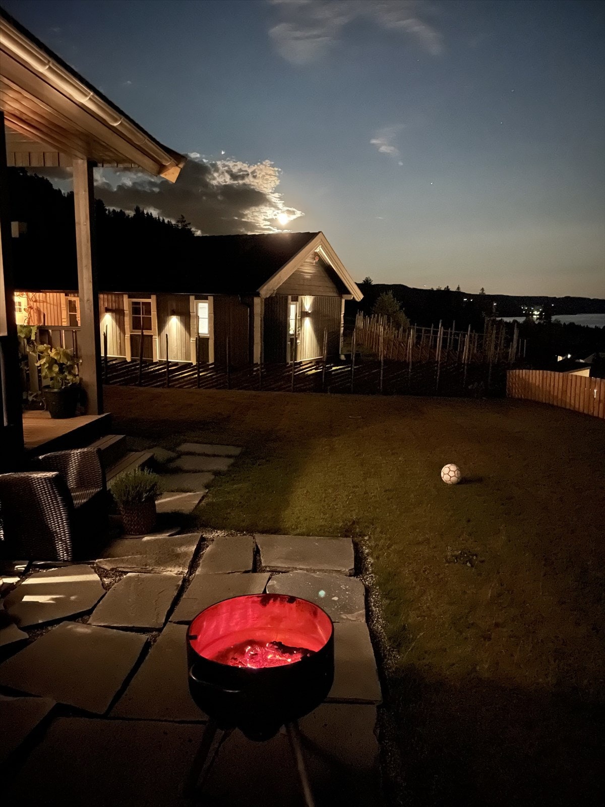 Hagen gir rikelig med plass for både avslapning og sosiale sammenkomster. Galleribilde