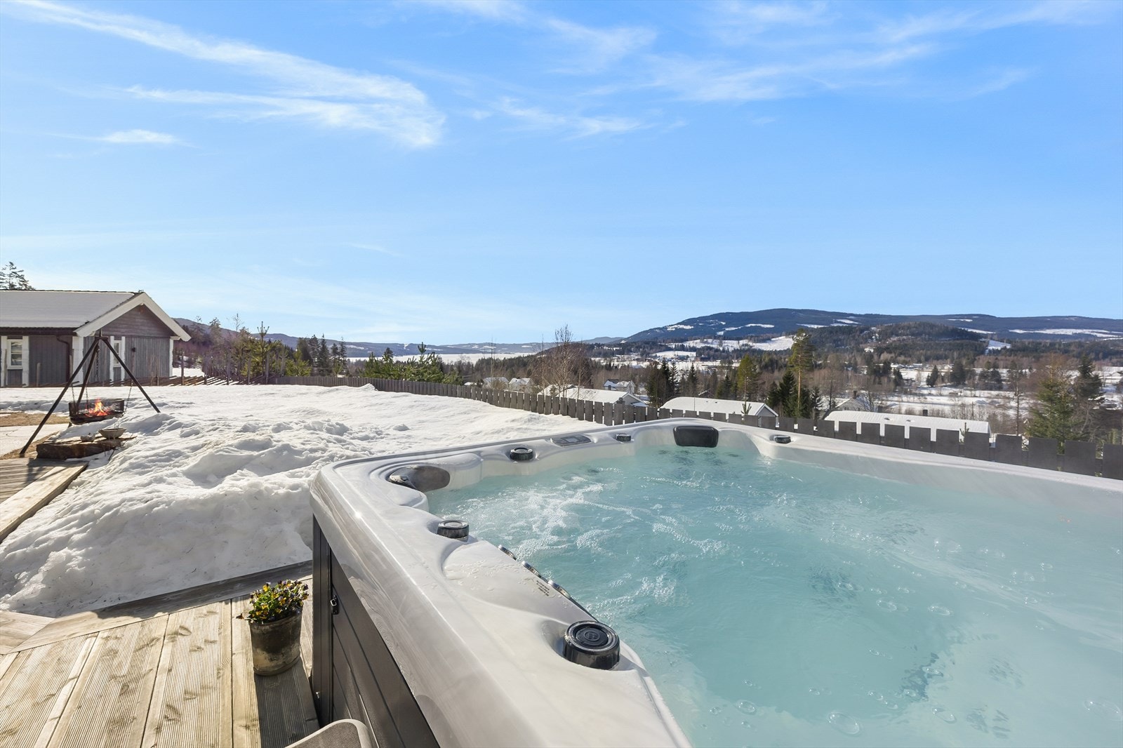 Flott utsikt fra Jacuzzi én. Galleribilde