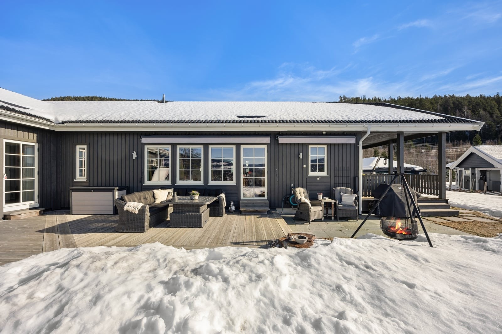 Stort ute område. Galleribilde