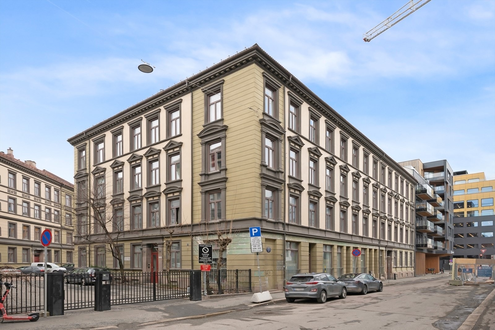 Fasade Hollendergata 2D. Galleribilde