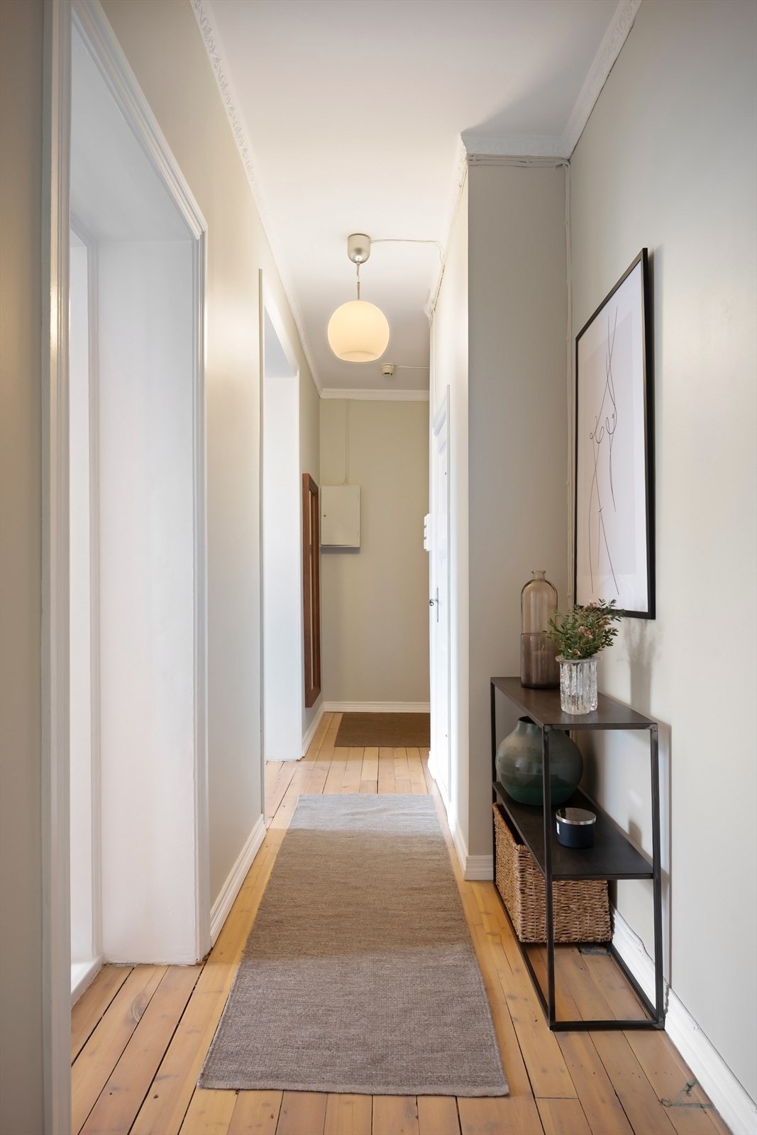 Hyggelig og innbydende entré. Galleribilde