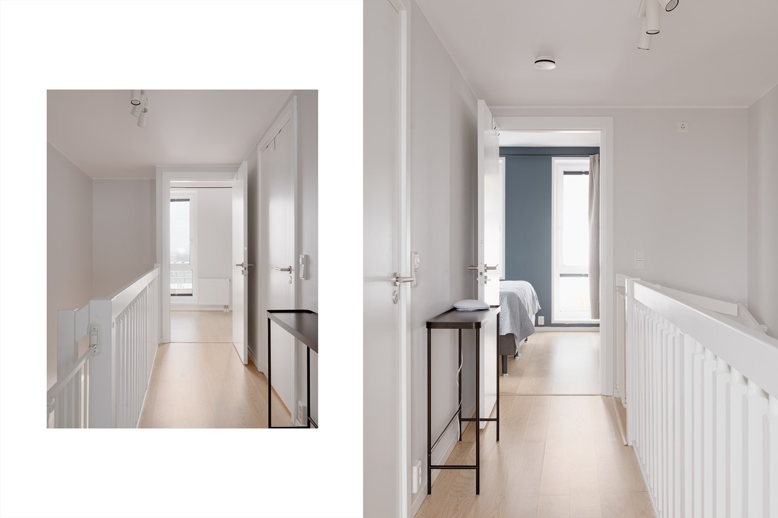 Andre etasje består av to gode soverom og bad. Galleribilde