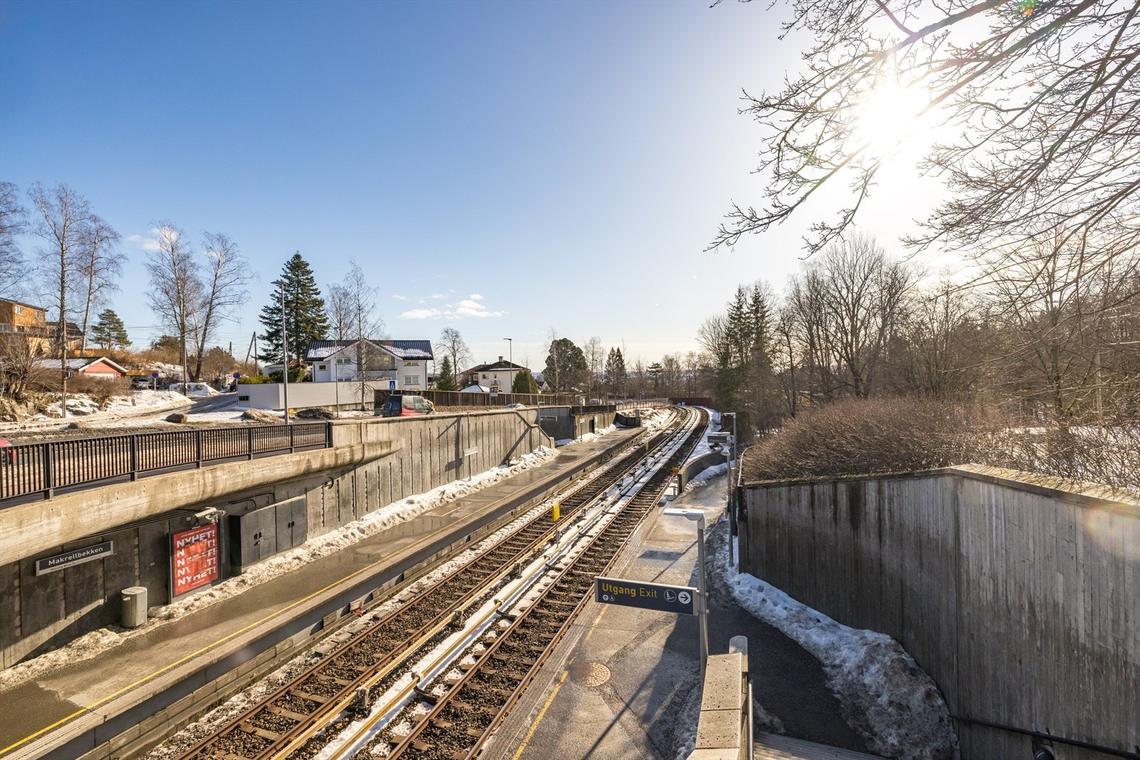 Makrellbekken t-bane ca. 500 meter fra leiligheten. Også kort vei til Montebello Galleribilde
