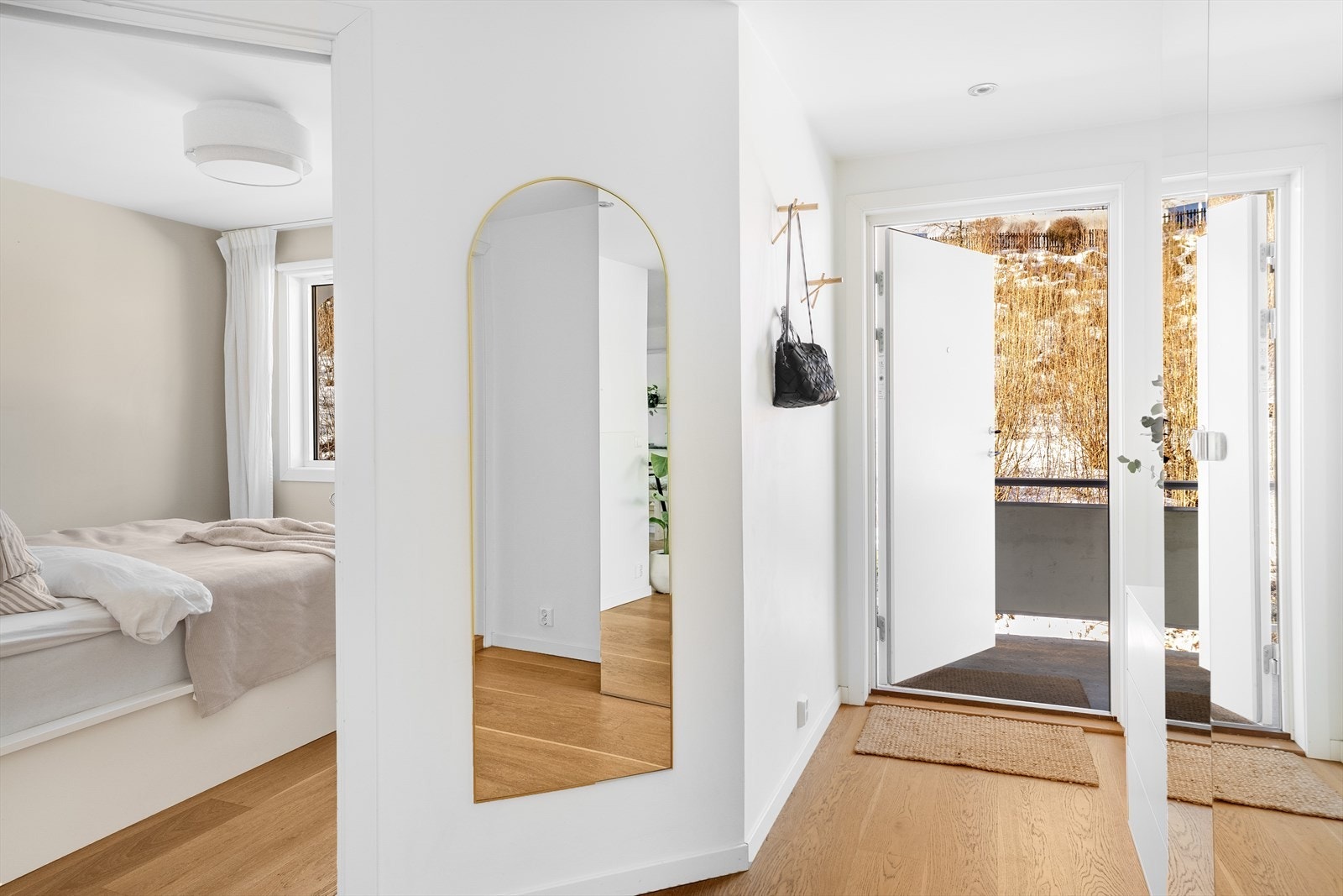 Leiligheten har to soverom Galleribilde