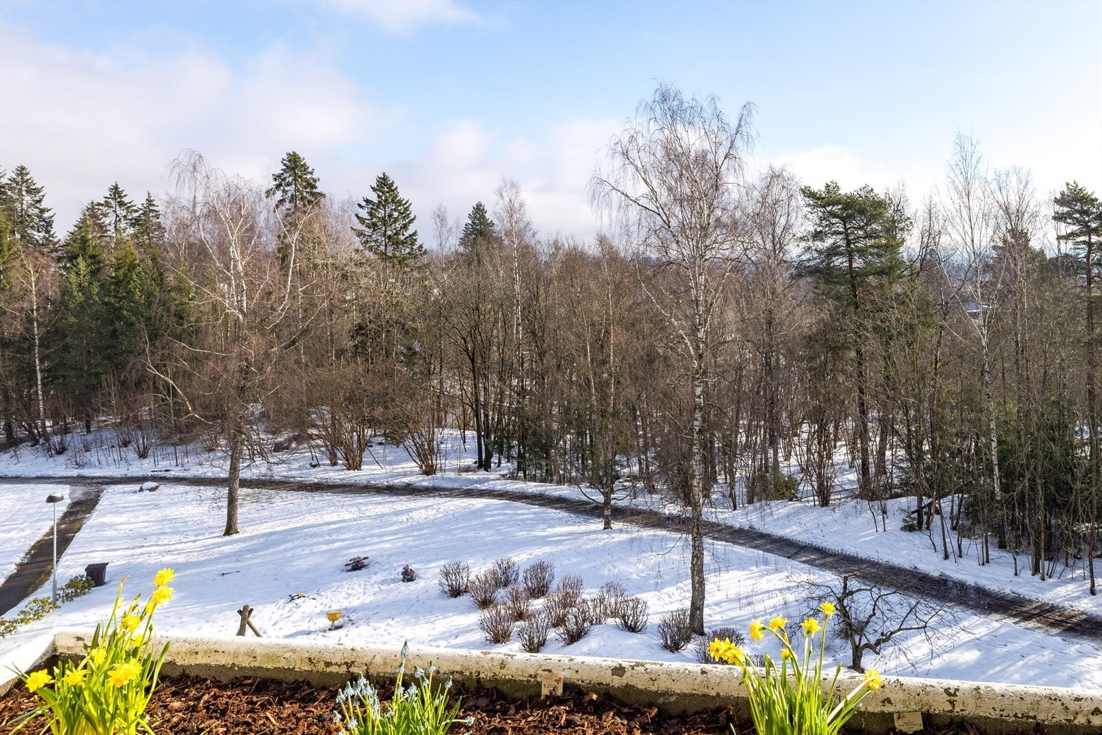 Hyggelig utsyn mot friområde Galleribilde