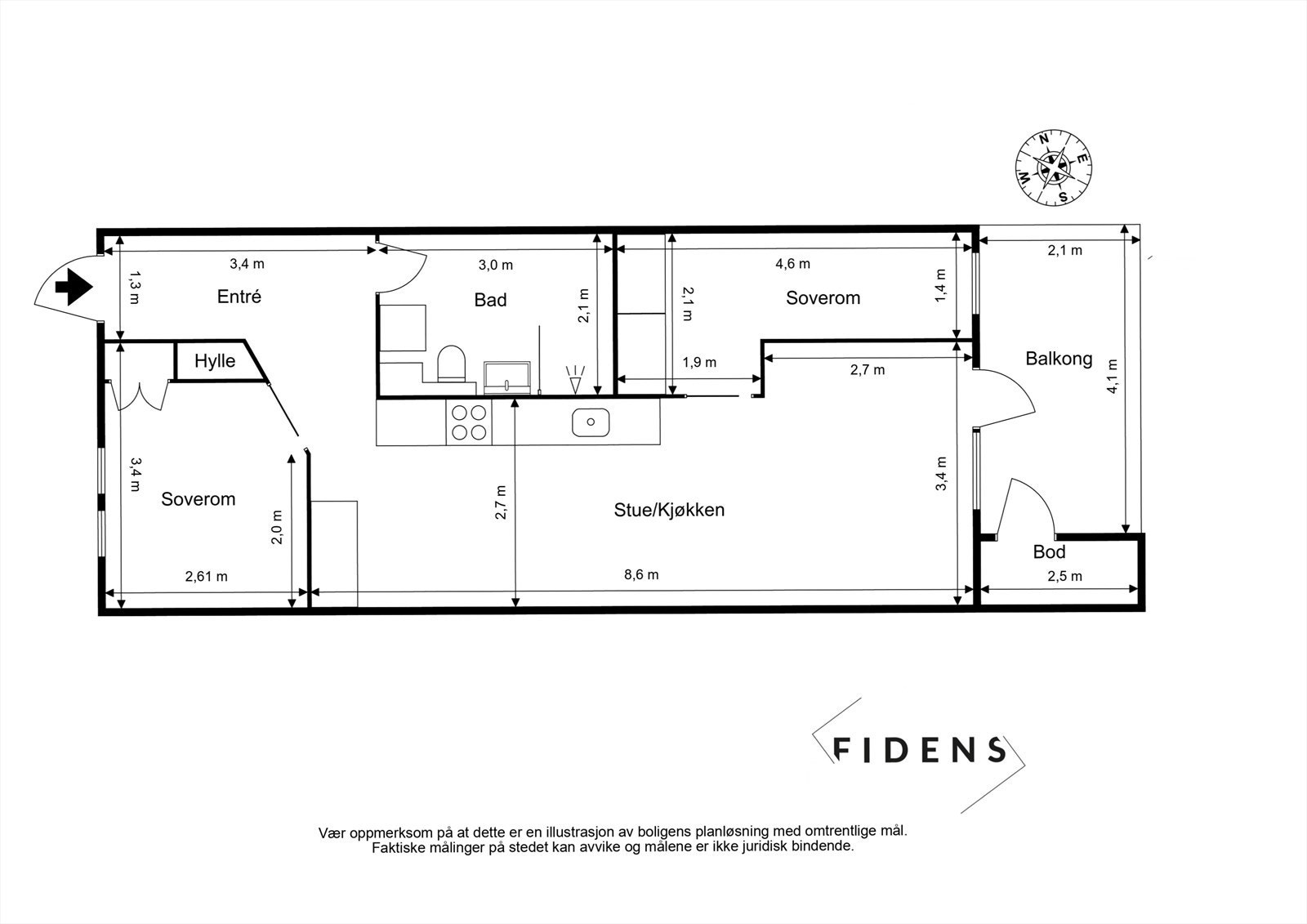 Plantegning Galleribilde